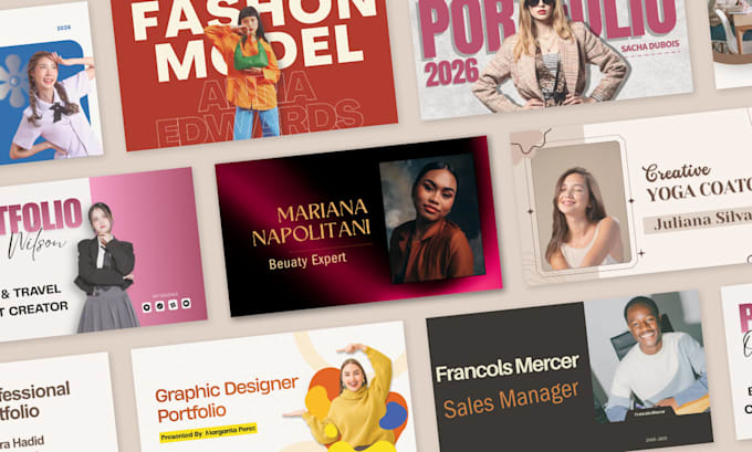 professionally design portfolio presentation or pitch deck