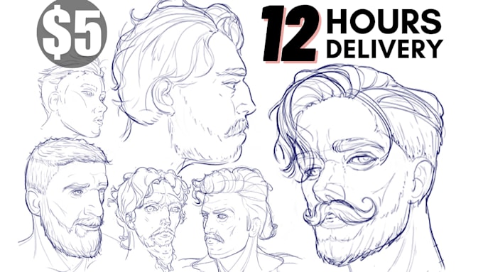 draw a portrait sketch within 12 hours