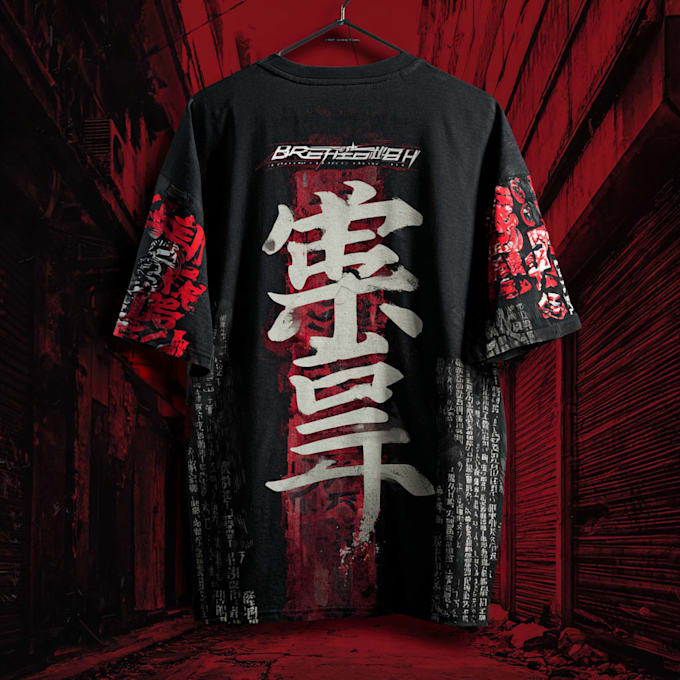 create trendsetting streetwear t shirt typography design