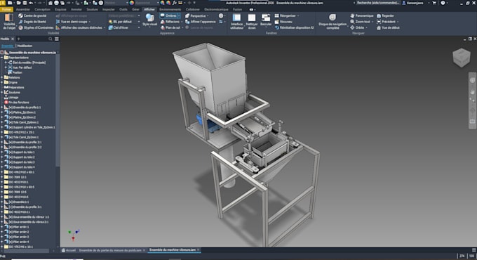 design mécanique et modélisation 3d pour fabrication
