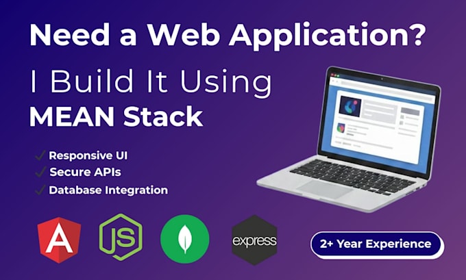 develop a professional web application using mean stack