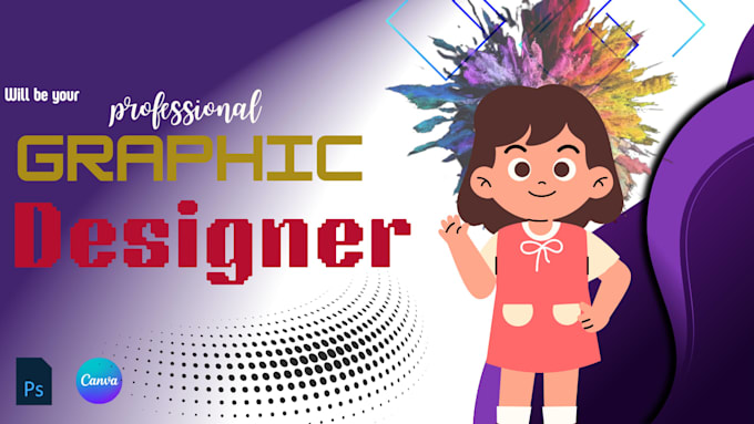 be your graphic designer in canva for your business