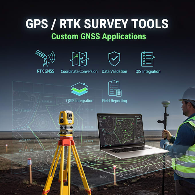 develop gps and rtk survey tools and custom survey apps
