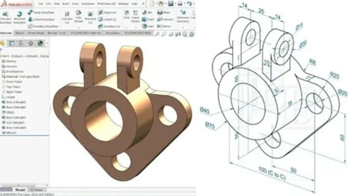 Modelli Autocad 3d Progetta modelli 3d cad pronti per la produzione per stampa 3d, cnc ...