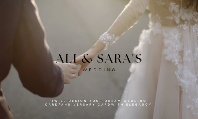 design elegant wedding cards with custom monogram logo