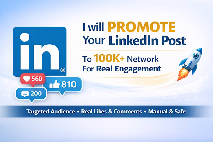 promote your linkedin post to targeted audience for real engagement