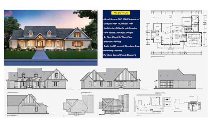develop architectural and construction drawings for city permit approval