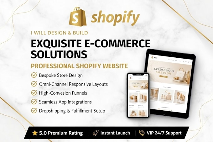 design a high converting shopify store