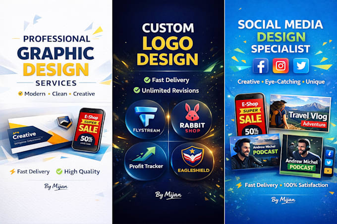 professional modern graphic design