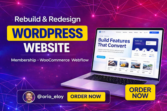 redesign rebuild your wordpress website for modern better speed and conversions