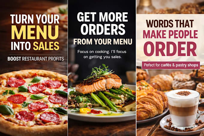 Write irresistible restaurant menu descriptions that sell by ...