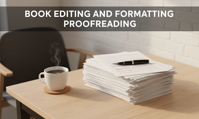 proofread and edit your novel with amazon kdp formatting and polish