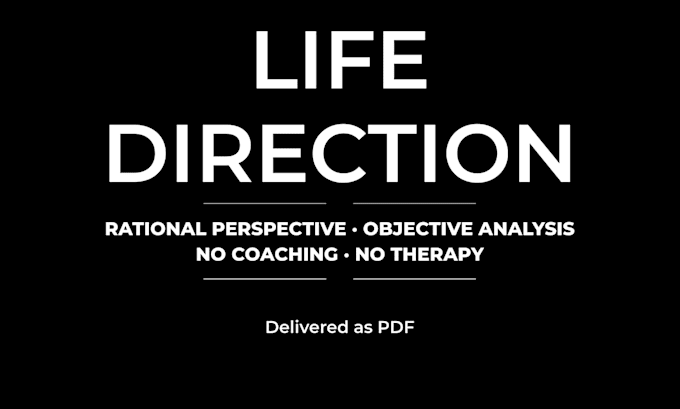 rational written analysis for major life decisions
