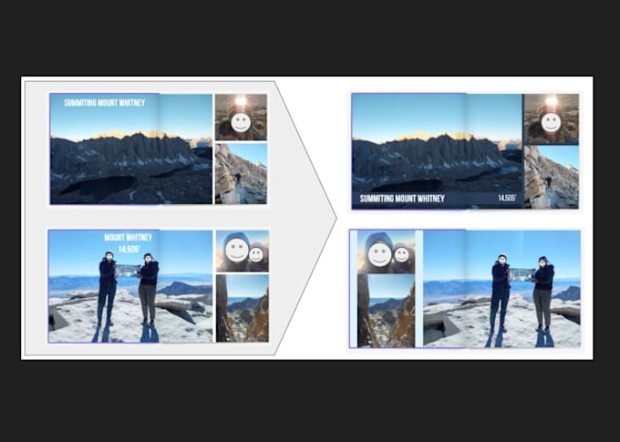 edit or create your adventure, camping, or hiking photobooks