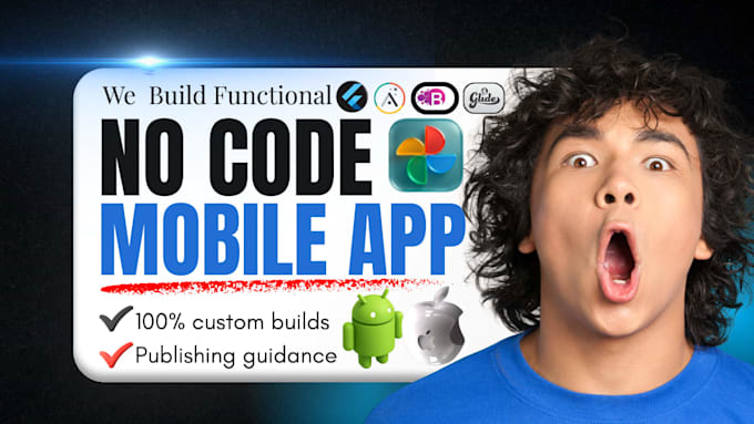 Our agency will build a no code mobile app using bubble, adalo, or ...