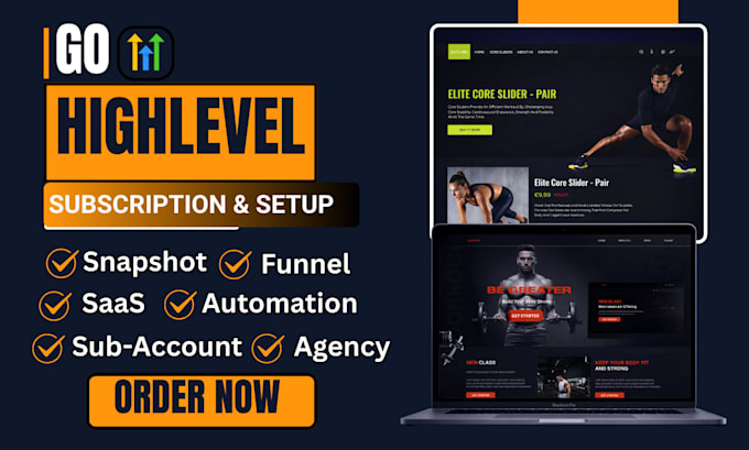 set up gohighlevel saas ghl snapshot funnel automations ghl agency