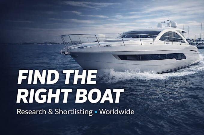 find boats worldwide based on your requirements