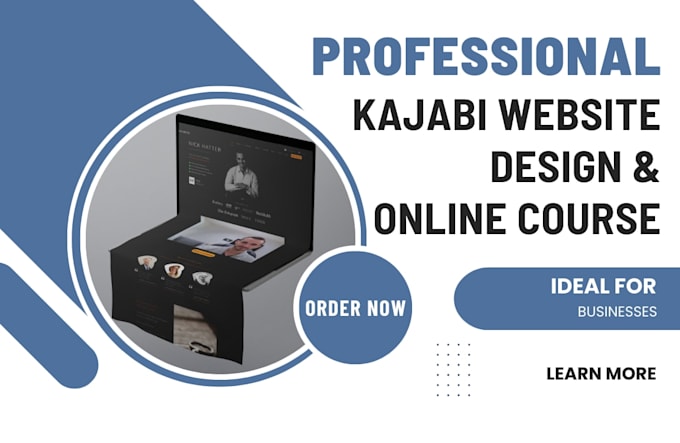 do kajabi website design and kajabi online course