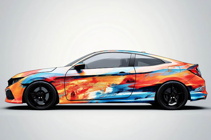 professional van wrap, vehicle wrap, car wrap design