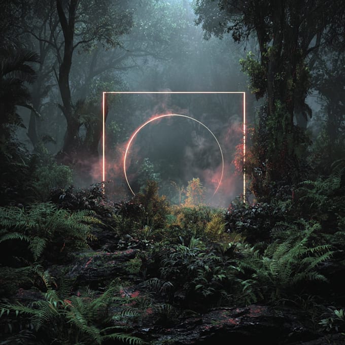 make a cover art for you breakcore or jungle track