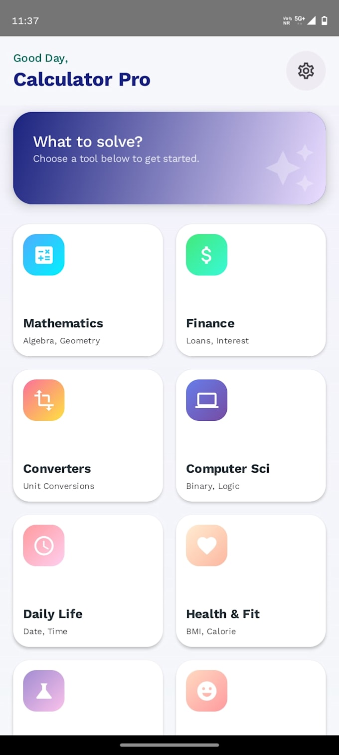 create custom android apps with clean UI and features