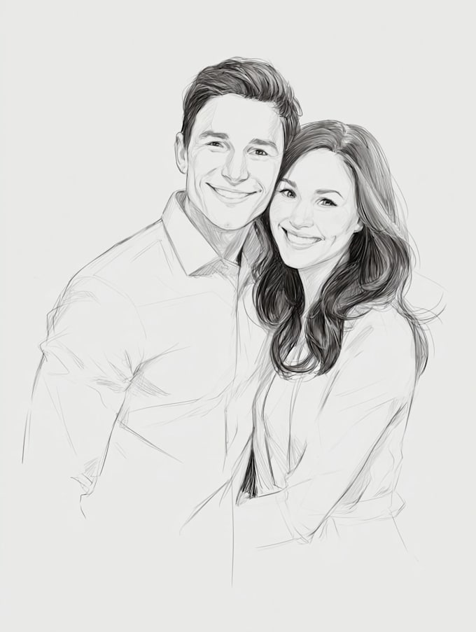 design couple portrait wedding portrait