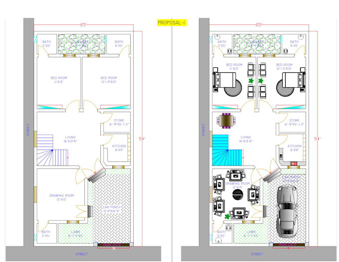 draw floor plan in autocad