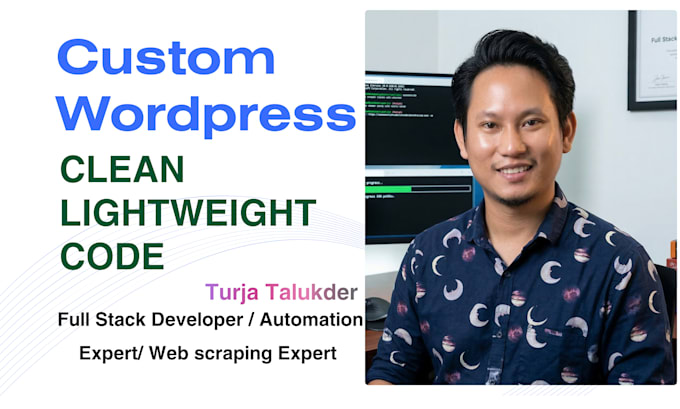 create custom coded wordpress website with react js