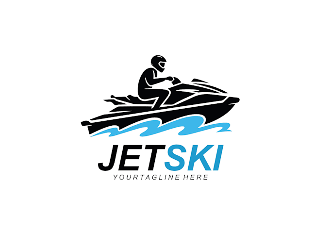 create wonderful and excellent jet ski logo design