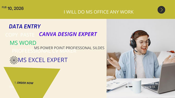 do  ms office work for you