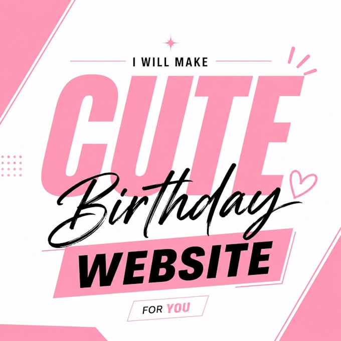 make cute birthday wish website