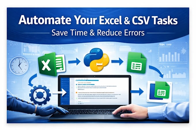automate excel and CSV workflows using python