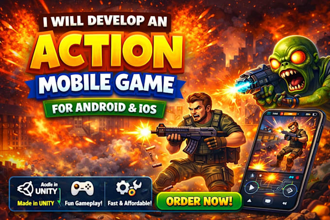Create a simple 2d mobile game app for android and ios by Bluvermin ...