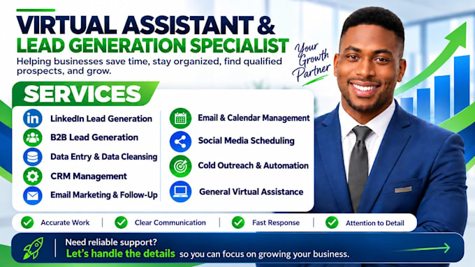 be executive virtual assistant and be your personal marketing assistant