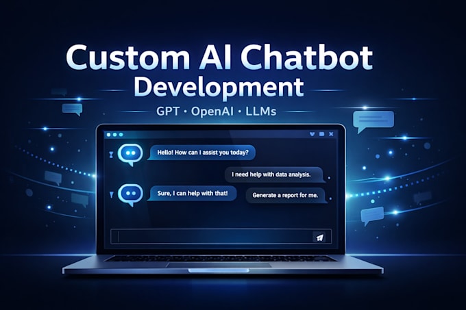 build a custom ai chatbot using gpt, openai, or llms