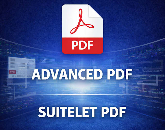 design and fix netsuite advanced PDF invoices and reports