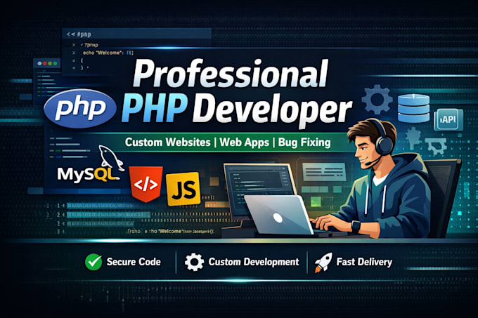 be your expert PHP developer for web applications