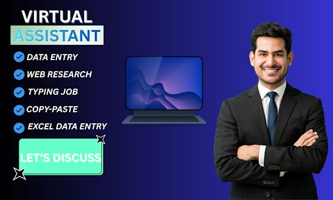 do data entry, copy paste, web research, excel date entry