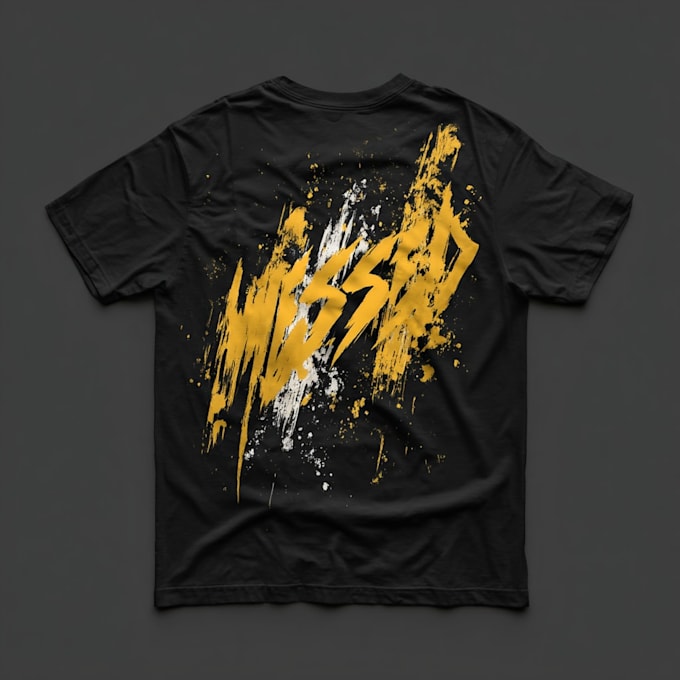 do a typography t shirt design and creative design