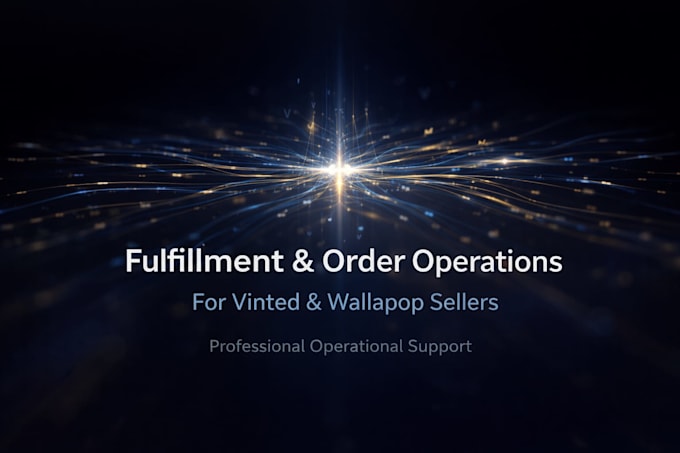 handle fulfillment and order operations for vinted or wallapop sellers