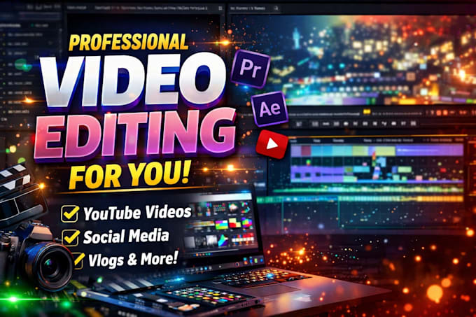 do profession video editing for youtubers