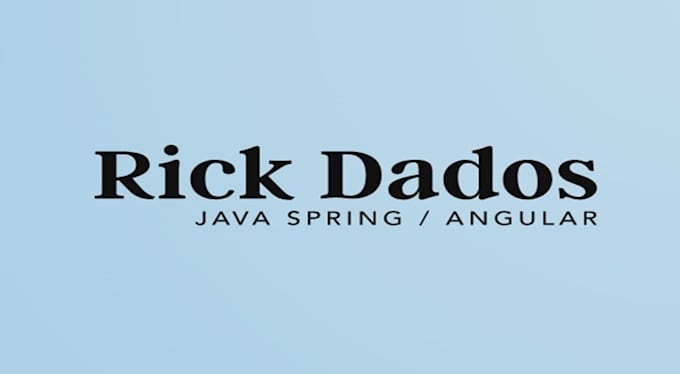 develop front end and back end applications using angular and java spring