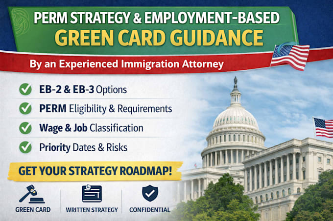 create your employment based green card and perm strategy