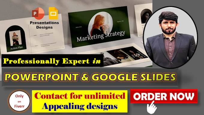 design powerpoint, google slides for elearning, training, online course, webinar
