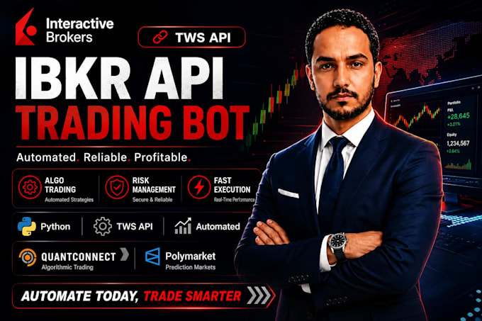 develop ibkr tws API automated trading bot for interactive brokers