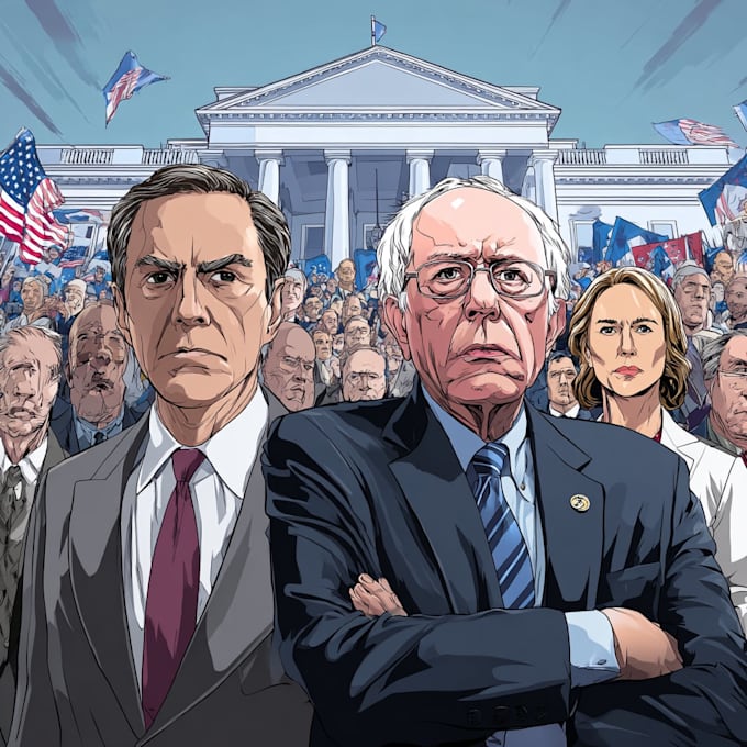 make a political cartoon art