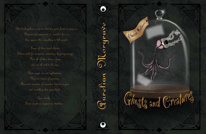 create dark fantasy book covers and illustrations