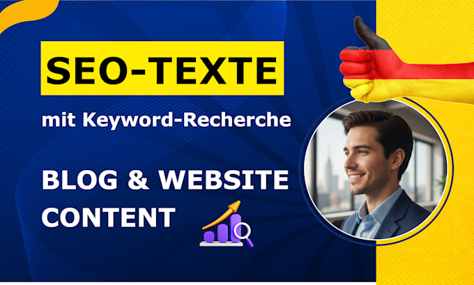 write SEO articles with keyword research for german speaking audiences