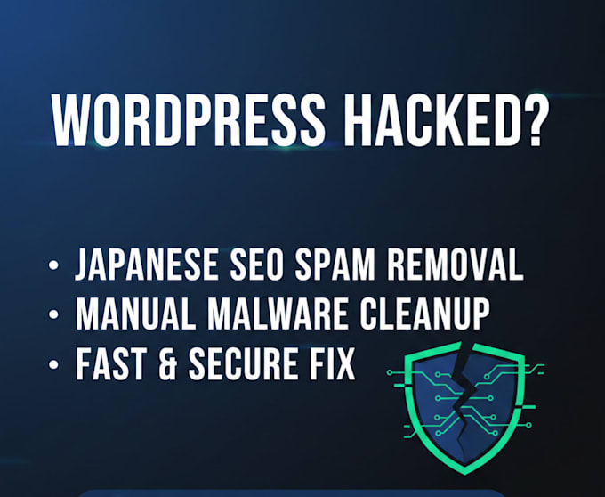 remove japanese keyword hack and fix wordpress seo spam