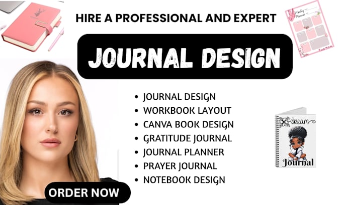 Do journal design, workbook design, canva ebook design, and book layout ...